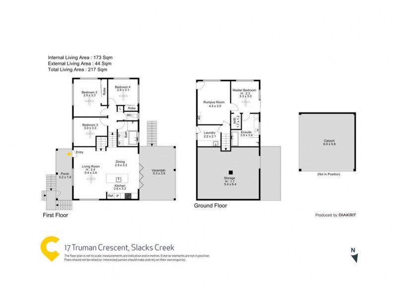 17 Truman Crescent, Slacks Creek QLD 4127 Floorplan