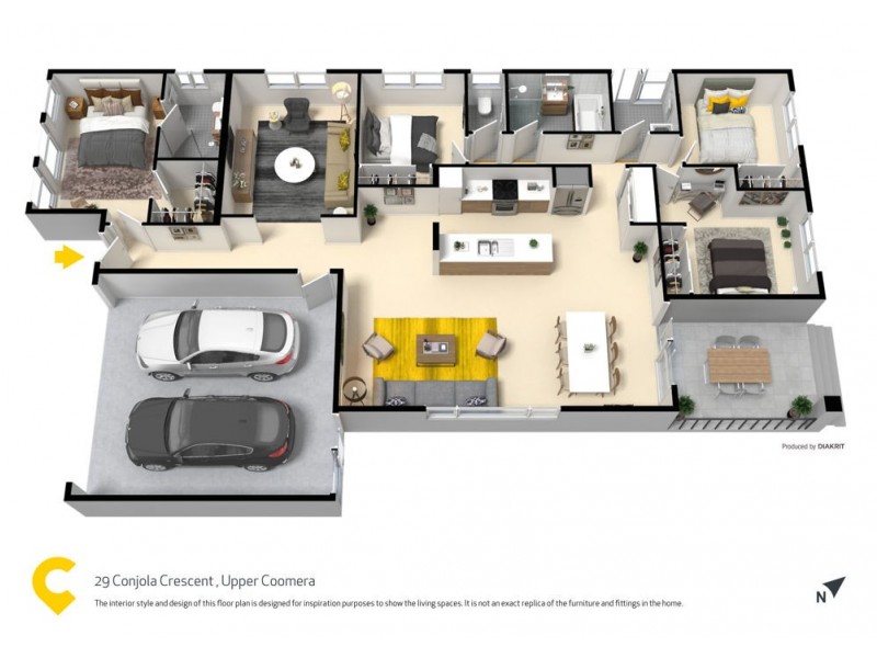 29 Conjola Crescent, Upper Coomera QLD 4209 Floorplan