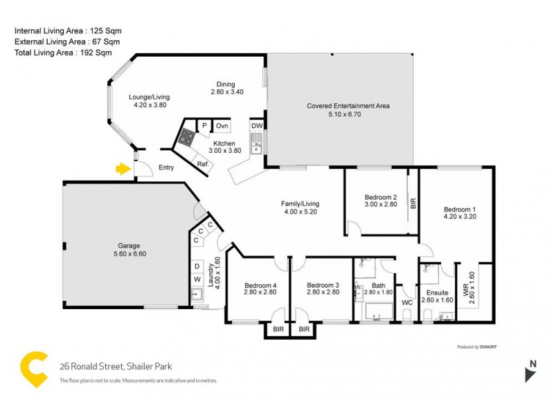 26 Ronald Street, Shailer Park QLD 4128 Floorplan