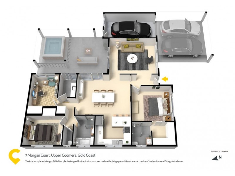 7 Morgan Court, Upper Coomera QLD 4209 Floorplan
