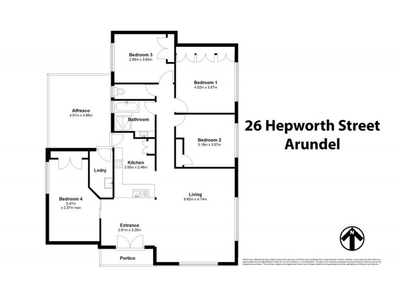 26 Hepworth Street, Arundel QLD 4214 Floorplan