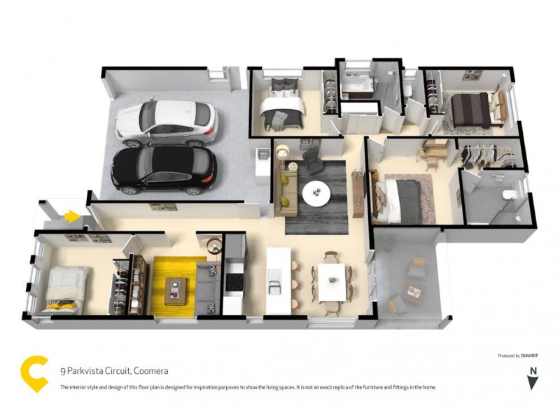 9 Parkvista Circuit, Coomera QLD 4209 Floorplan