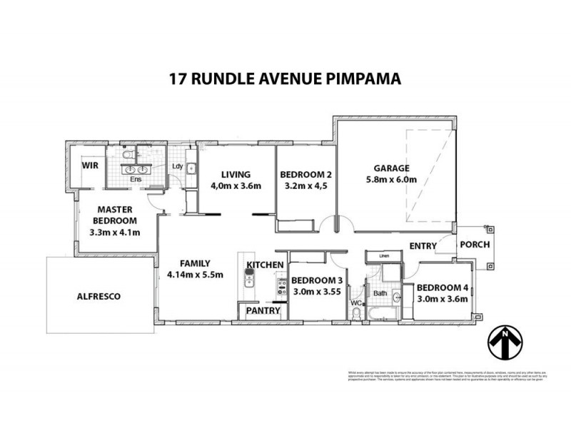 17 Rundle Avenue, Pimpama QLD 4209 Floorplan
