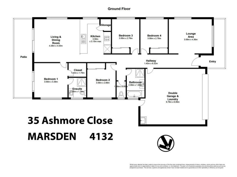 35 Ashmore Close, Marsden QLD 4132 Floorplan