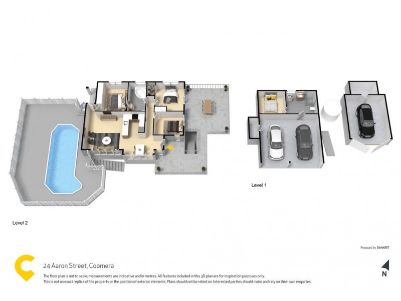 24 Aaron Street, Coomera QLD 4209 Floorplan