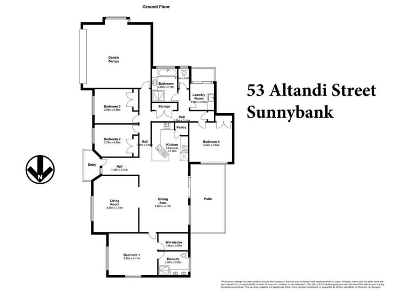 53 Altandi Street, Sunnybank QLD 4109 Floorplan