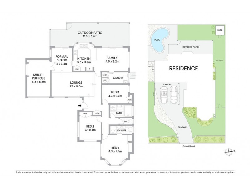 3 Emmet Street, Daisy Hill QLD 4127 Floorplan