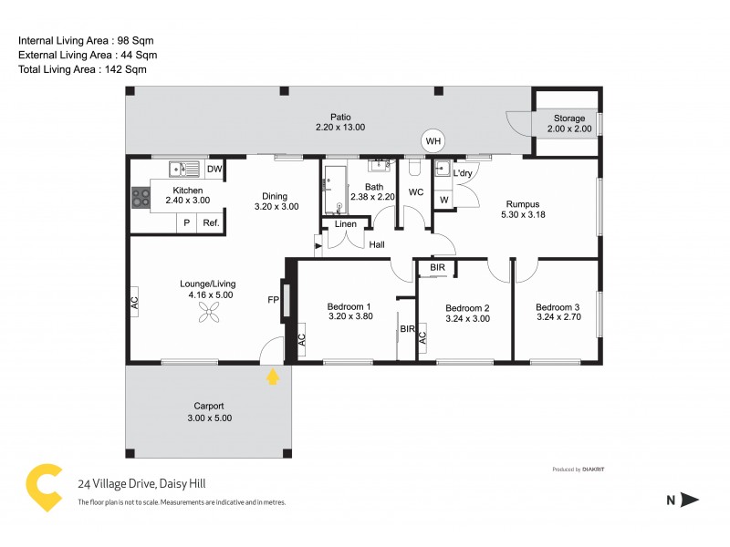 24 Village Drive, Daisy Hill QLD 4127 Floorplan