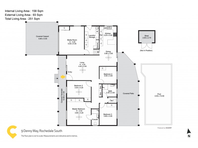 9 Denny Way, Rochedale South QLD 4123 Floorplan