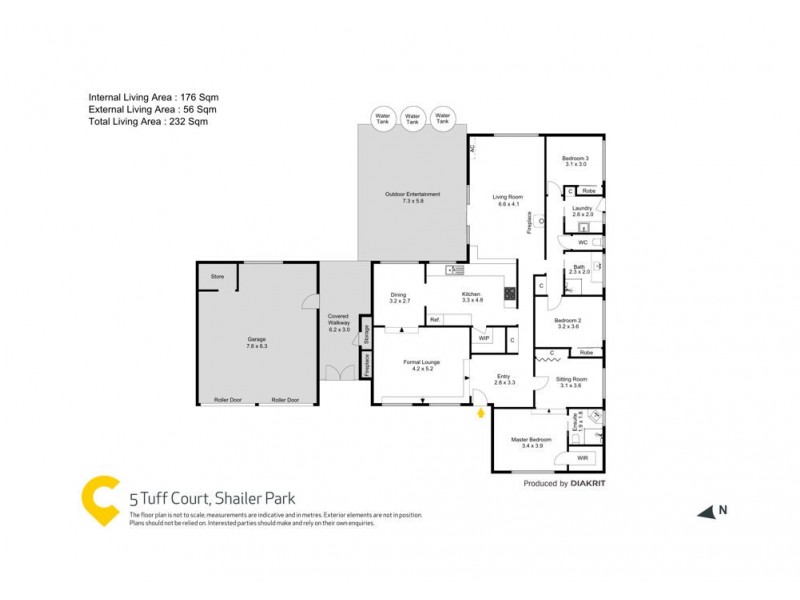 5 Tuff Court, Shailer Park QLD 4128 Floorplan