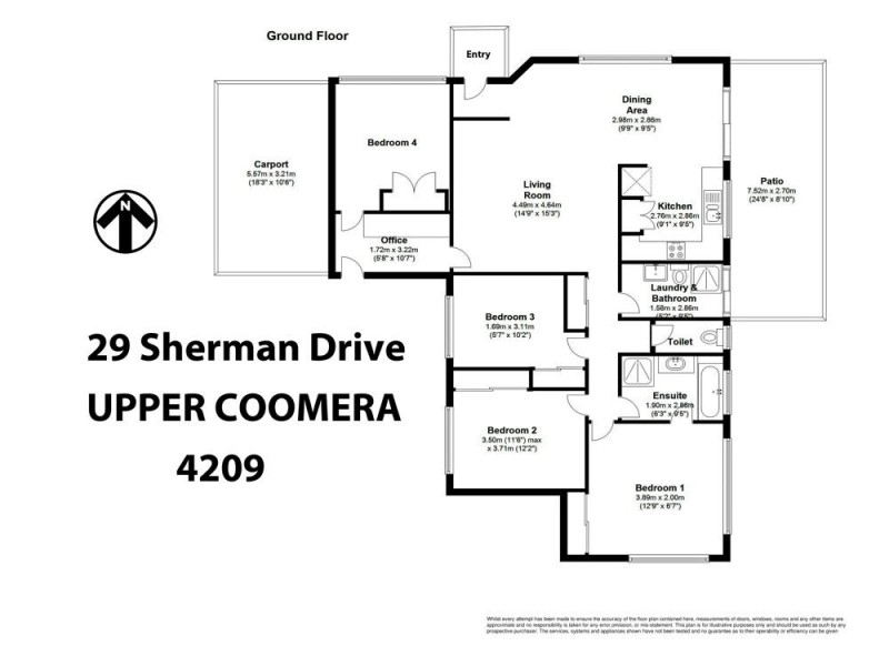 29 Sherman Drive, Upper Coomera QLD 4209 Floorplan