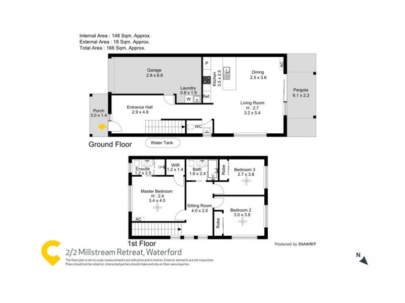 2/2 Millstream Retreat, Waterford QLD 4133 Floorplan