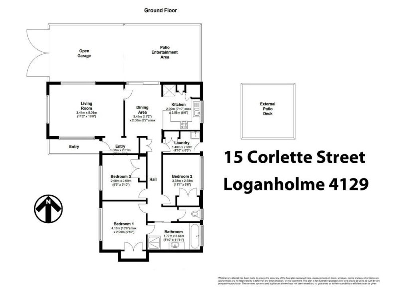 15 Corlette Street, Loganholme QLD 4129 Floorplan