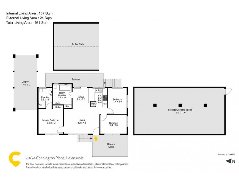 20/24 Cannington Place, Helensvale QLD 4212 Floorplan