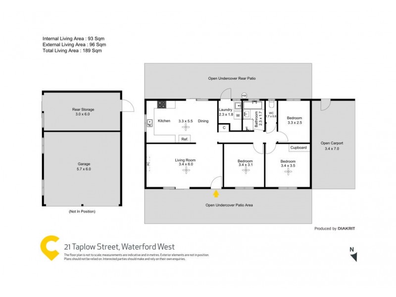 21 Taplow Street, Waterford West QLD 4133 Floorplan