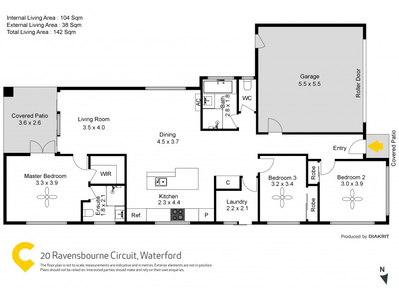 20 Ravensbourne Circuit, Waterford QLD 4133 Floorplan
