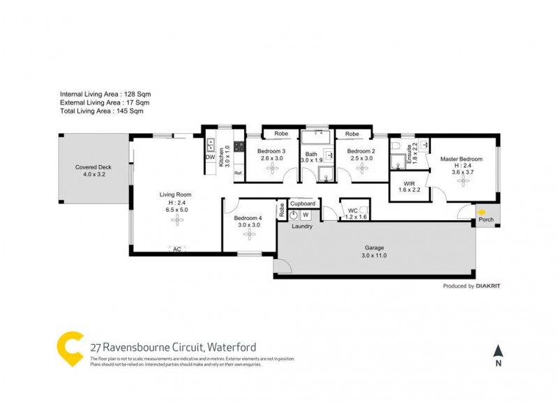 27 Ravensbourne Circuit, Waterford QLD 4133 Floorplan