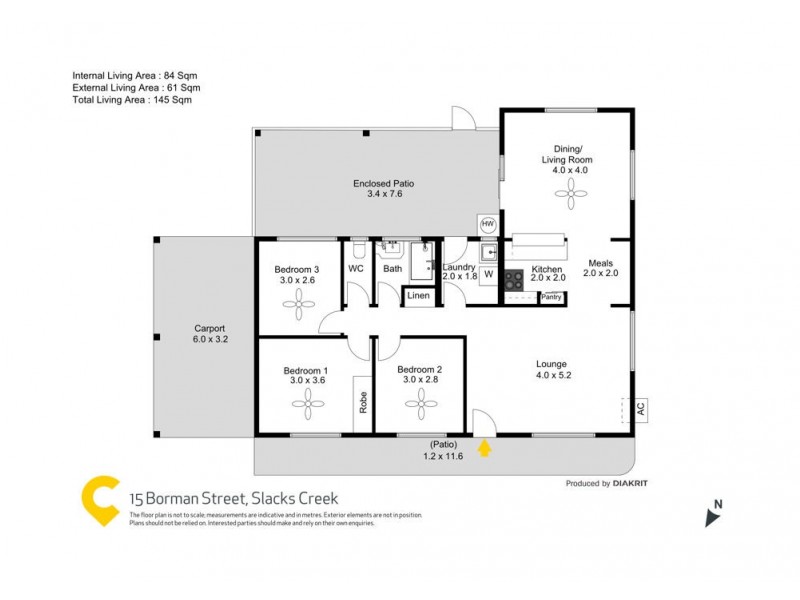 15 Borman Street, Slacks Creek QLD 4127 Floorplan