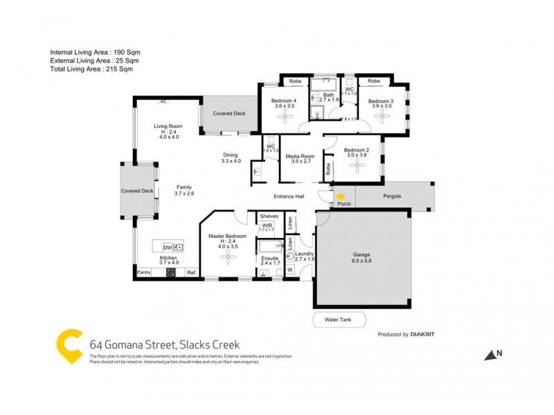 64 Gomana Street, Slacks Creek QLD 4127 Floorplan