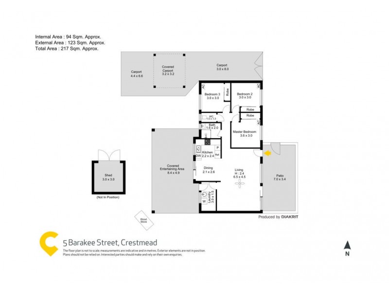 5 Barakee Street, Crestmead QLD 4132 Floorplan