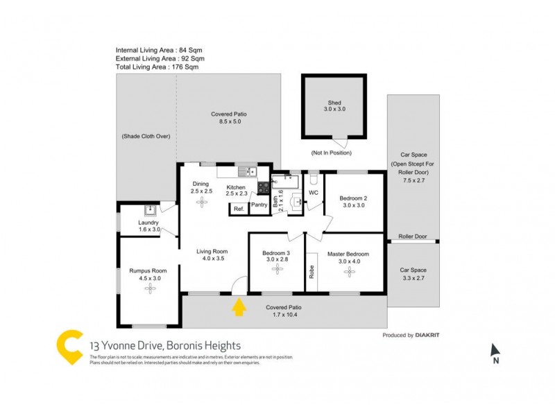 13 Yvonne Drive, Boronia Heights QLD 4124 Floorplan