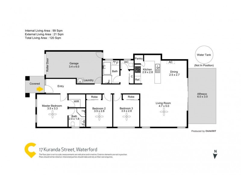 17 Kuranda Street, Waterford QLD 4133 Floorplan