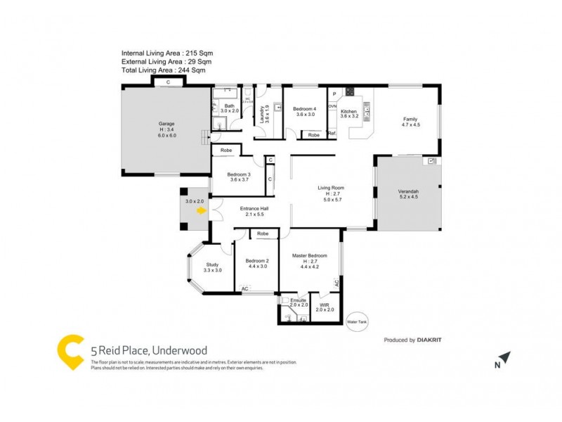 5 Reid Place, Underwood QLD 4119 Floorplan