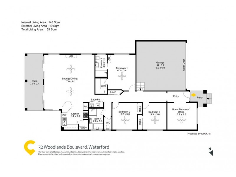 32 Woodlands Boulevard, Waterford QLD 4133 Floorplan