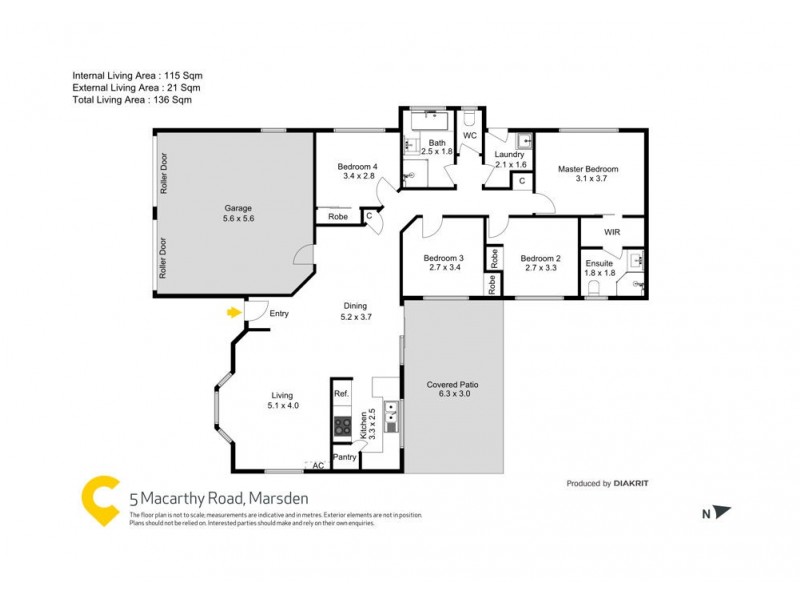 5 Macarthy Road, Marsden QLD 4132 Floorplan