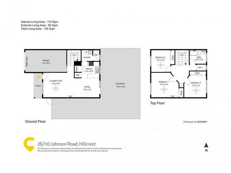 26/110 Johnson Road, Hillcrest QLD 4118 Floorplan