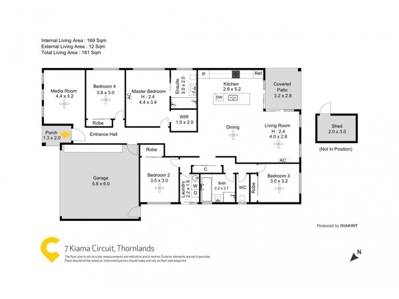 7 Kiama Circuit, Thornlands QLD 4164 Floorplan