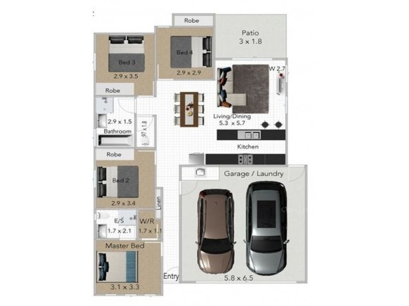 20 Mount Barney Crescent, Park Ridge QLD 4125 Floorplan