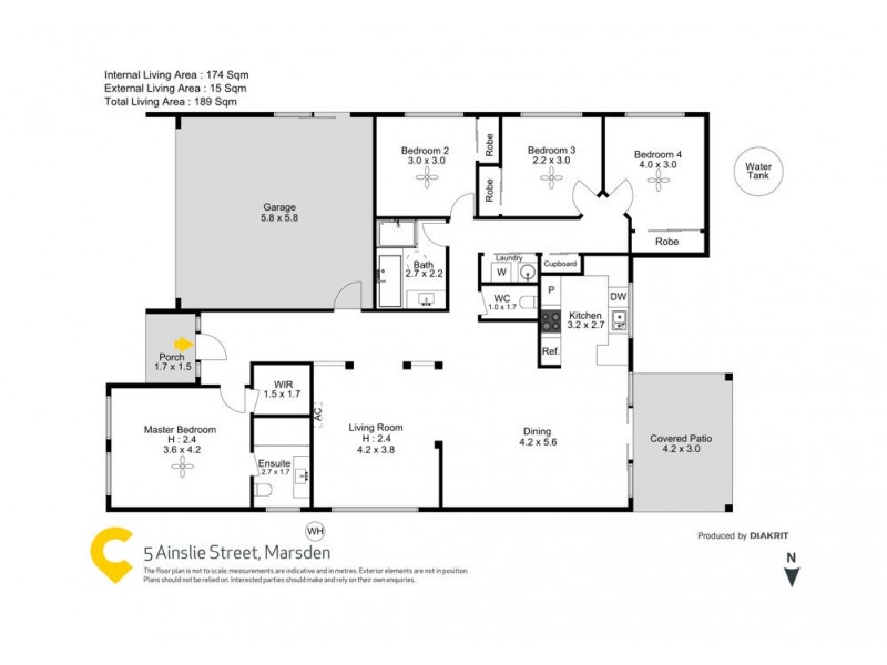 5 Ainslie Street, Marsden QLD 4132 Floorplan
