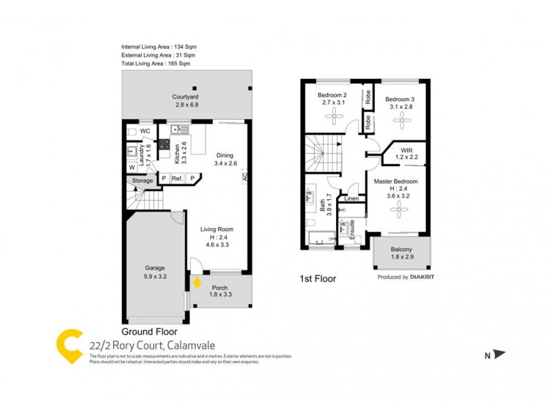 22/2 Rory Court, Calamvale QLD 4116 Floorplan