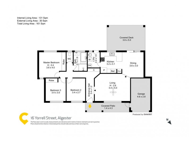 16 Yorrell Street, Algester QLD 4115 Floorplan
