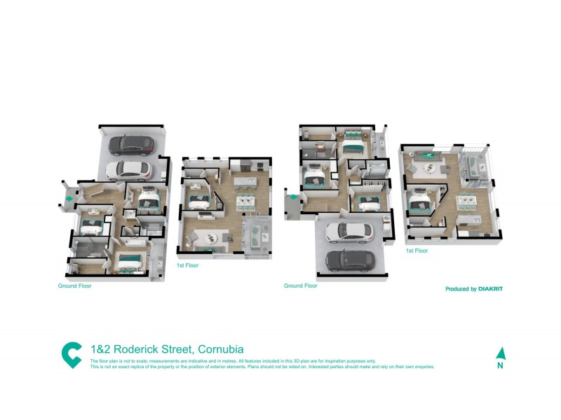 1&2/91 Roderick St, Cornubia QLD 4130 Floorplan
