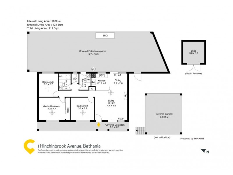 1 Hinchinbrook Avenue, Bethania QLD 4205 Floorplan
