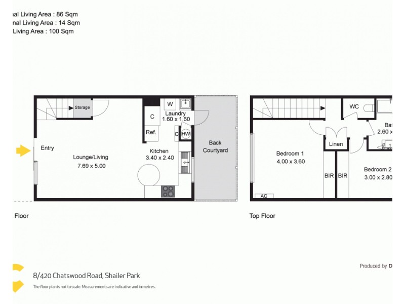 8/420 Chatswood Road, Shailer Park QLD 4128 Floorplan