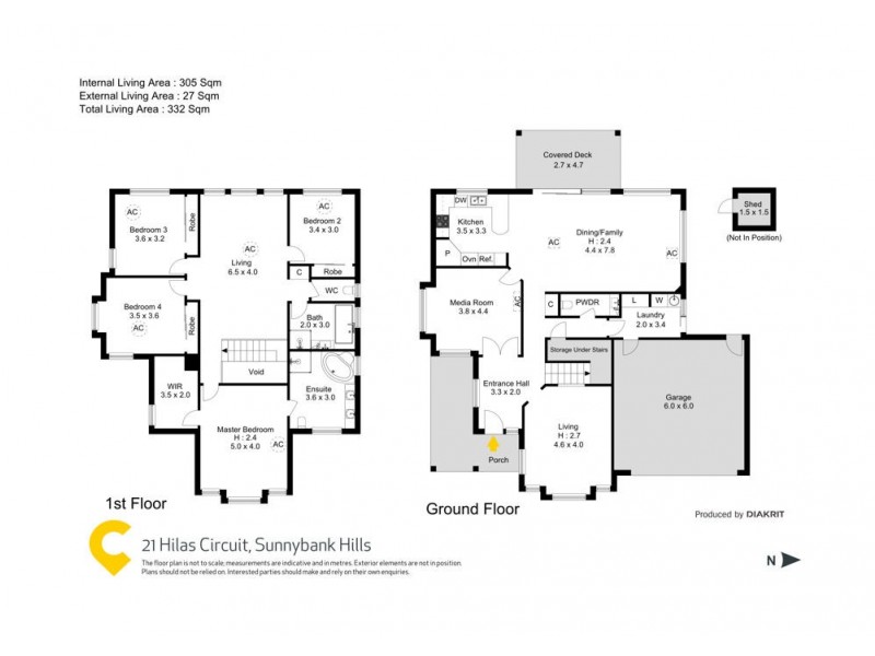 21 Hilas Circuit, Sunnybank Hills QLD 4109 Floorplan