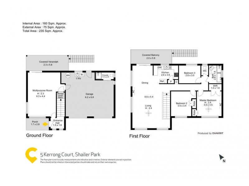 5 Kerrong Court, Shailer Park QLD 4128 Floorplan