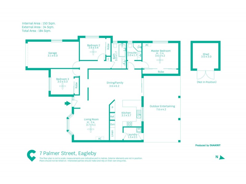 7 Palmer Street, Eagleby QLD 4207 Floorplan