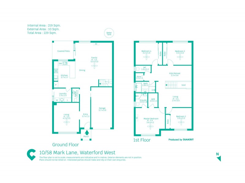 10/58 Mark Lane, Waterford West QLD 4133 Floorplan