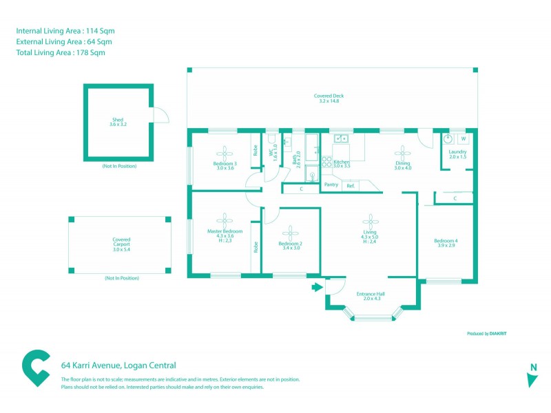 64 Karri Avenue, Logan Central QLD 4114 Floorplan
