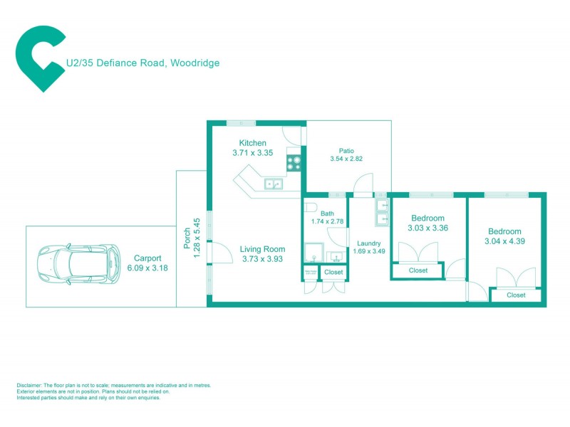 2/35 Defiance Road, Woodridge QLD 4114 Floorplan