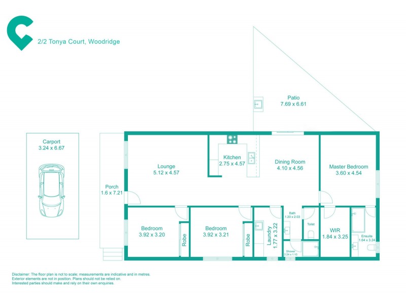 2/2 Tonya Court, Woodridge QLD 4114 Floorplan