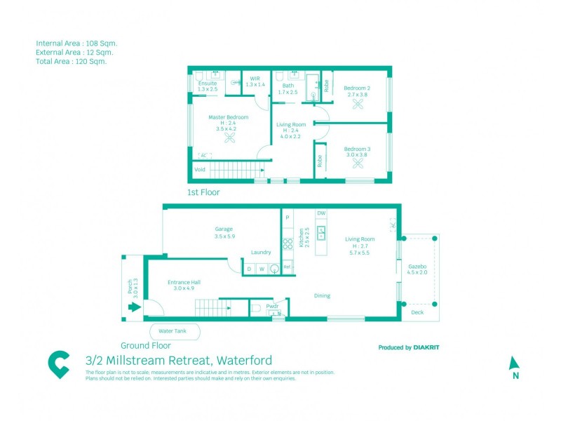 3/2 Millstream Retreat, Waterford QLD 4133 Floorplan