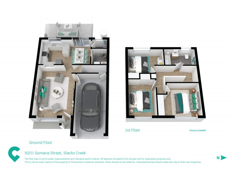 50/11 Gomana Street, Slacks Creek QLD 4127 Floorplan