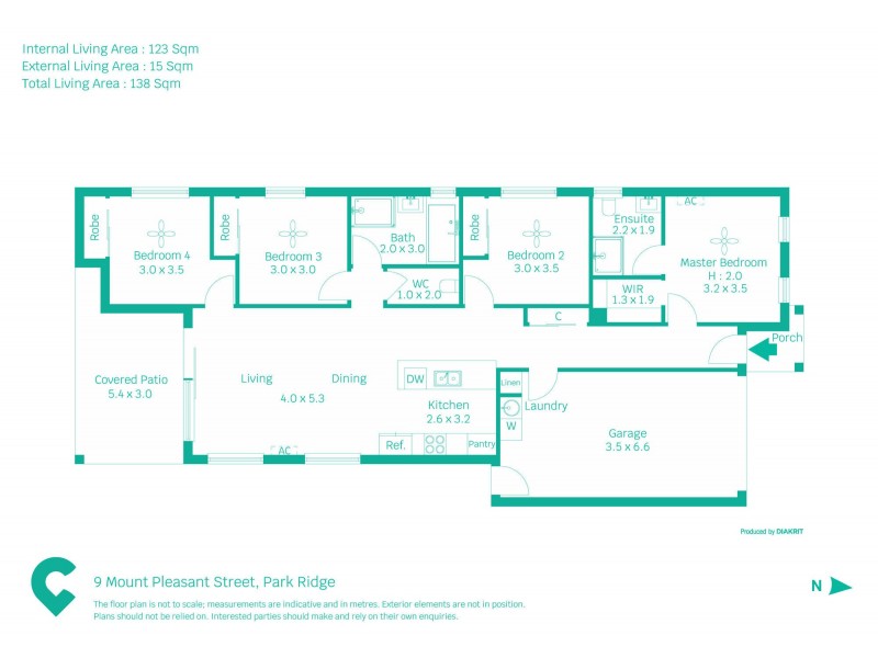 9 Mount Pleasant Street, Park Ridge QLD 4125 Floorplan