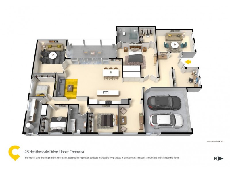 28 Heatherdale Drive, Upper Coomera QLD 4209 Floorplan