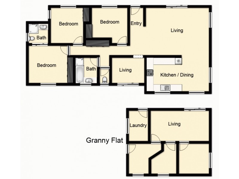 1 Nielson St, Rochedale South QLD 4123 Floorplan